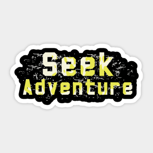 Seek Adventure Sticker